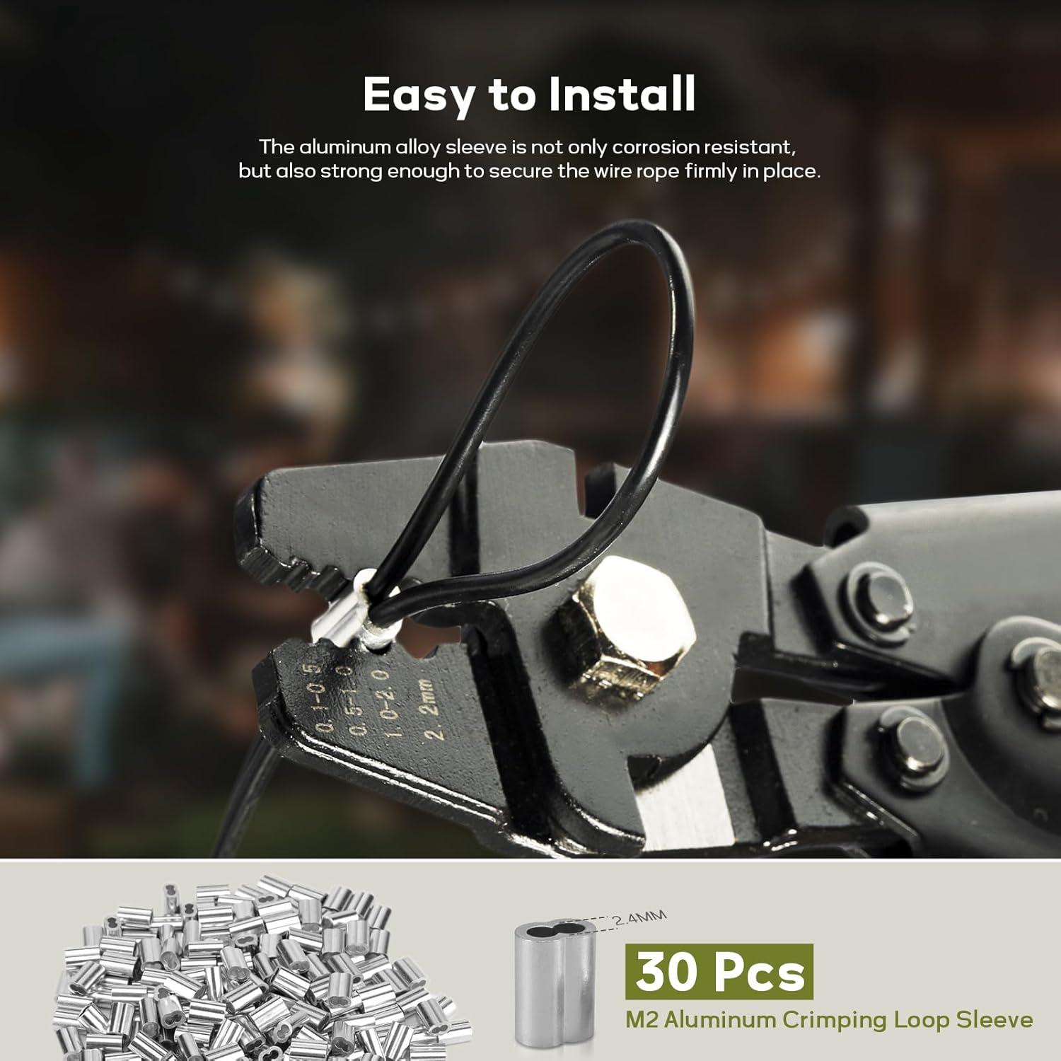 Cuerda de Alambre Recubierta de Vinilo KALLSDY 30m 480lbs