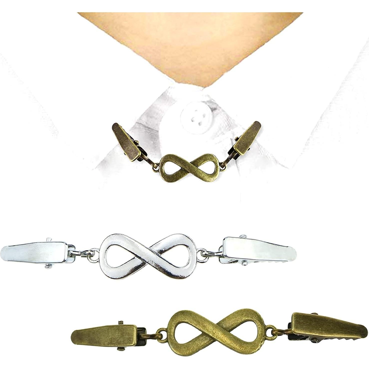 4 Clips de Bufanda Vintage Retro para Mujeres - Aswewamt