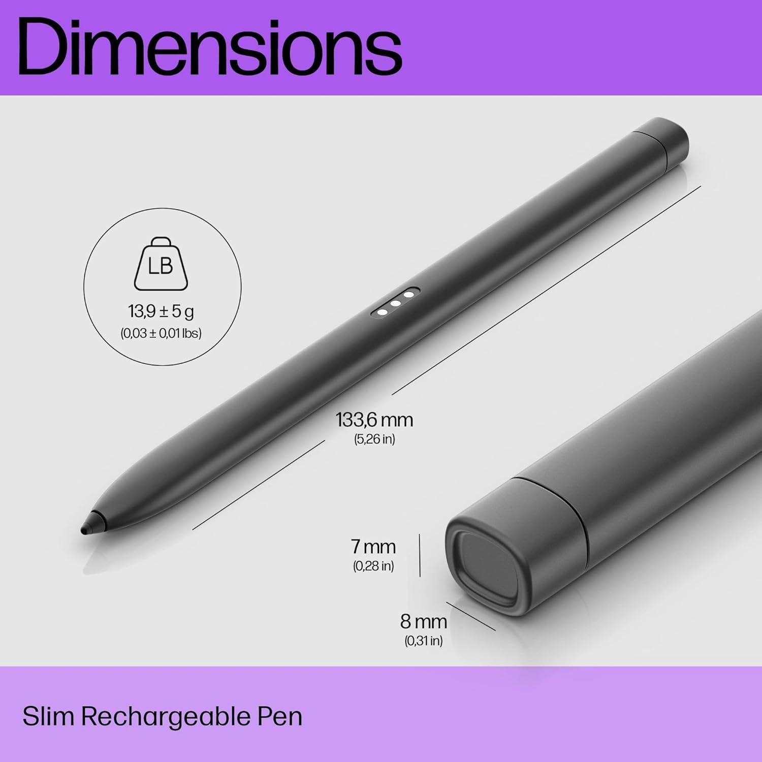 Bolígrafo Digital Tesha M-Pen para Lenovo con 2048 Niveles de Presión