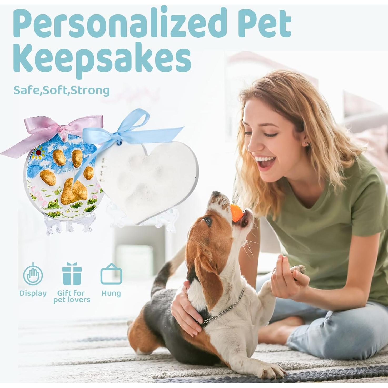 Kit de Huellas de Arcilla Tubuui para Perros y Gatos - DIY