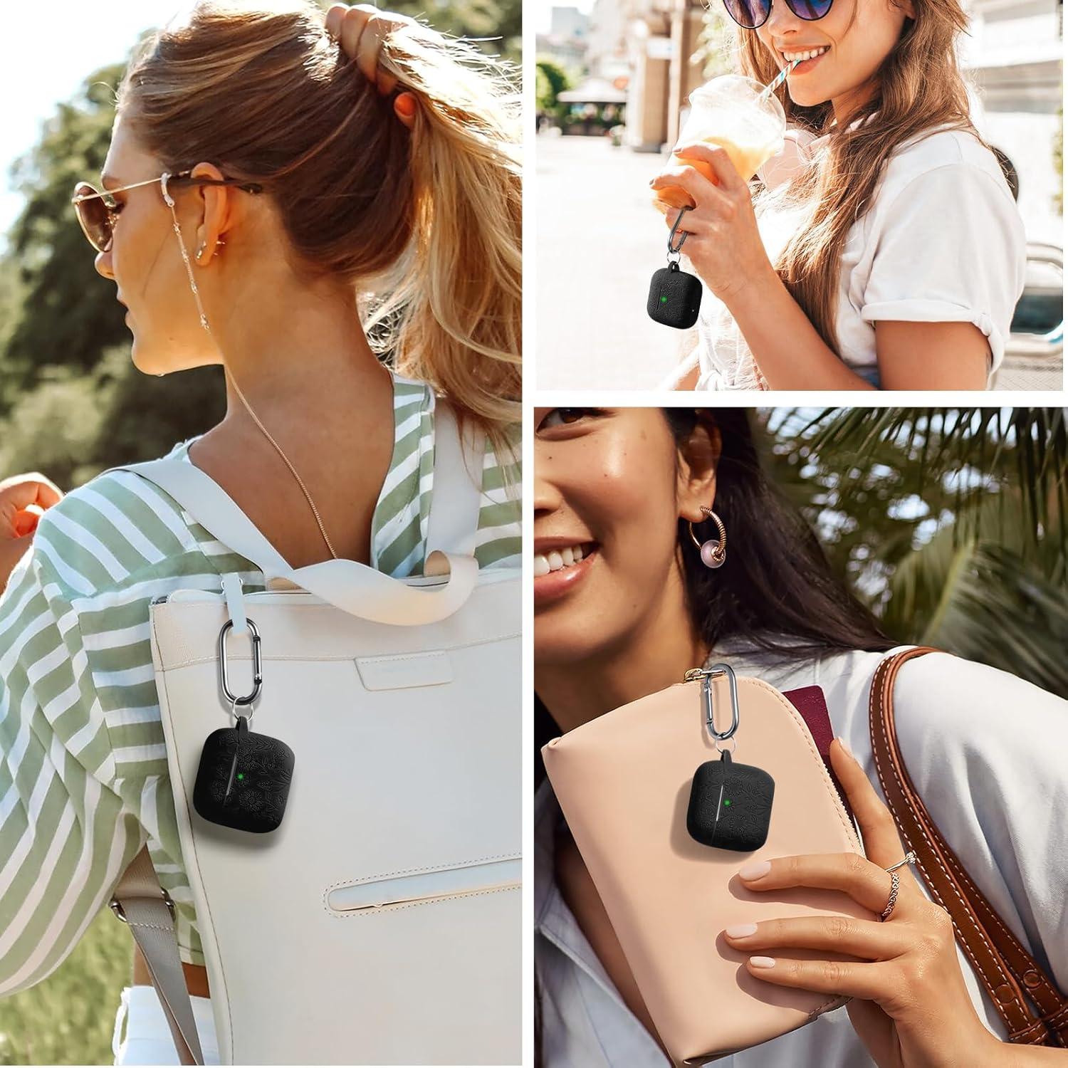 Funda Protectora de Silicona DaQin para AirPods 4 - Negro