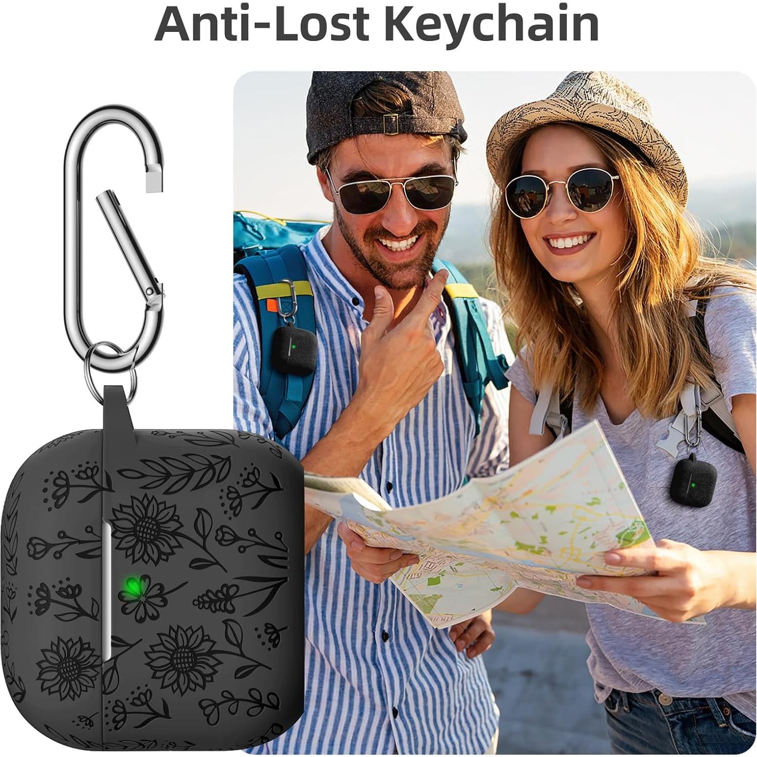 Funda Protectora de Silicona DaQin para AirPods 4 - Negro