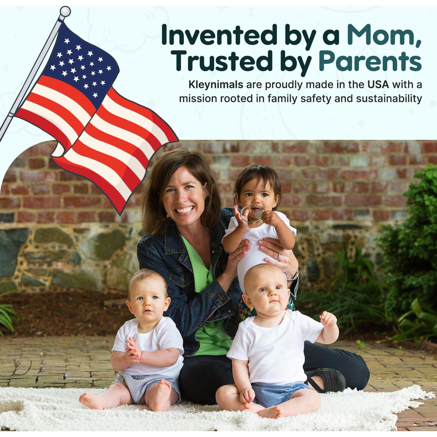 Cubiertos para Bebés Kleynimals Amigos Árticos - Acero Inoxidable