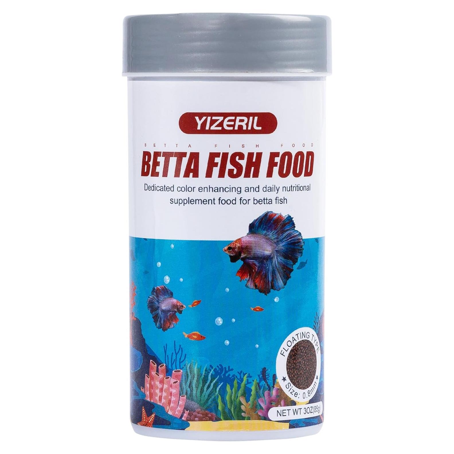 Alimento para Peces Betta Yizeril 113g - Pastillas Flotantes Naturales