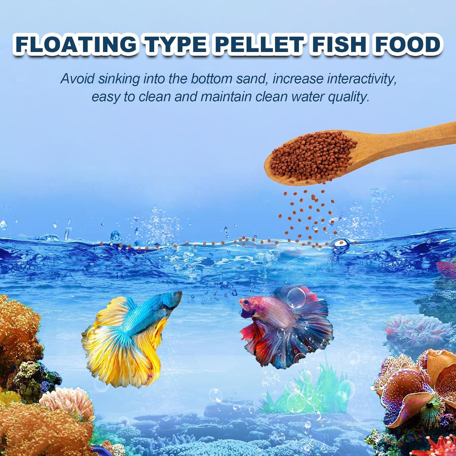Alimento para Peces Betta Yizeril 113g - Pastillas Flotantes Naturales