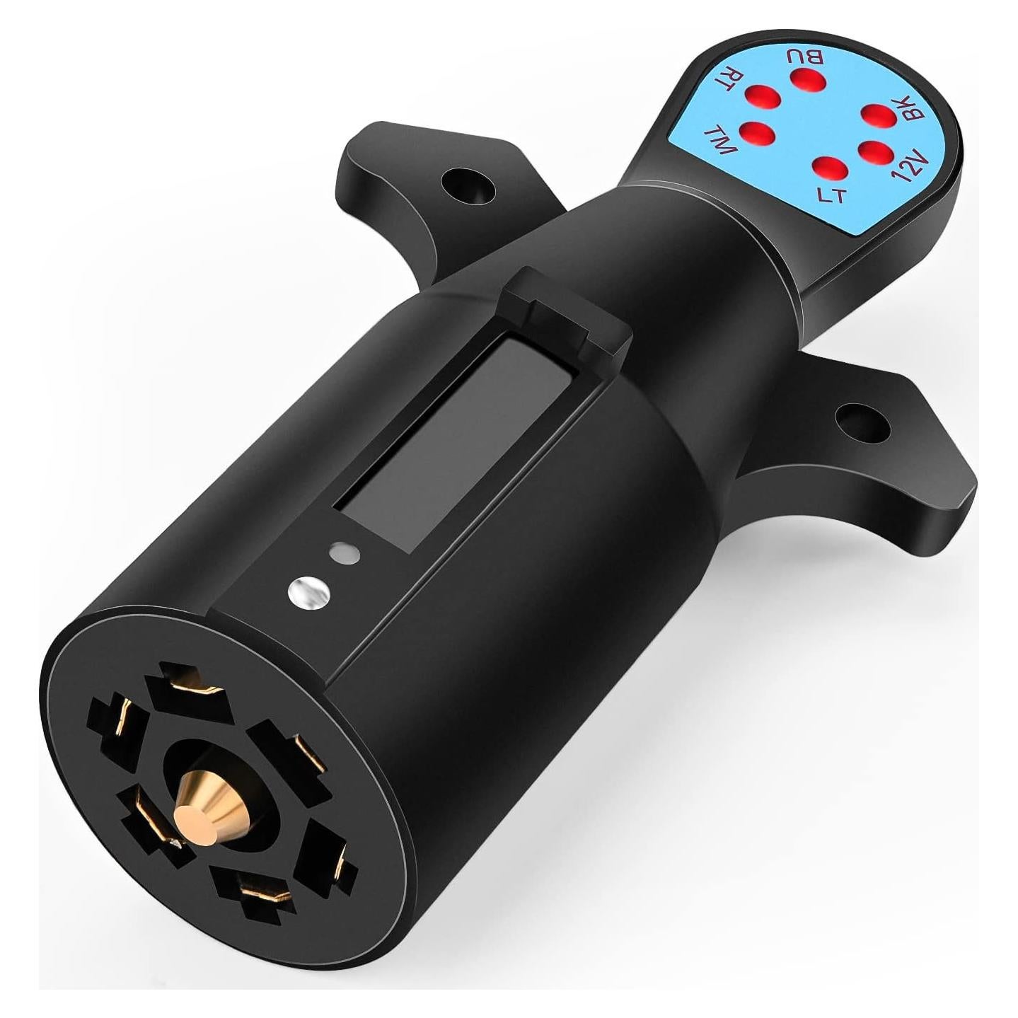 Probador de Conector de Remolque Nilight 7 Vías LED