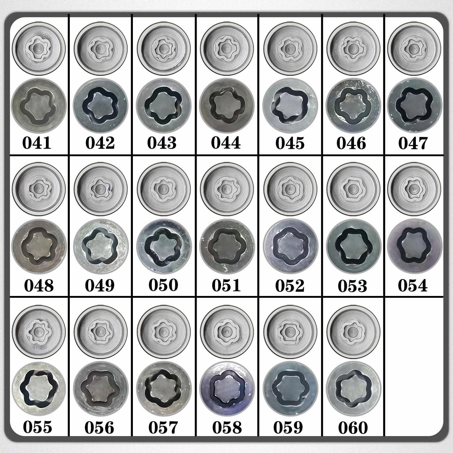 Kit de Llave de Tuerca de Bloqueo de Rueda 20PCS JEUCLEL