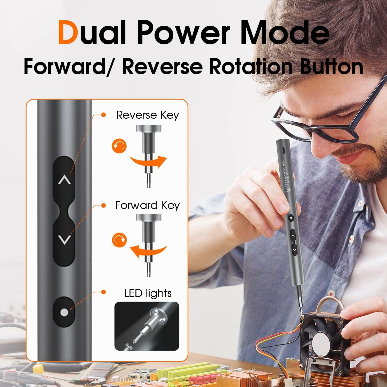 Destornillador Eléctrico UF-TOOLS 62 en 1 Recargable