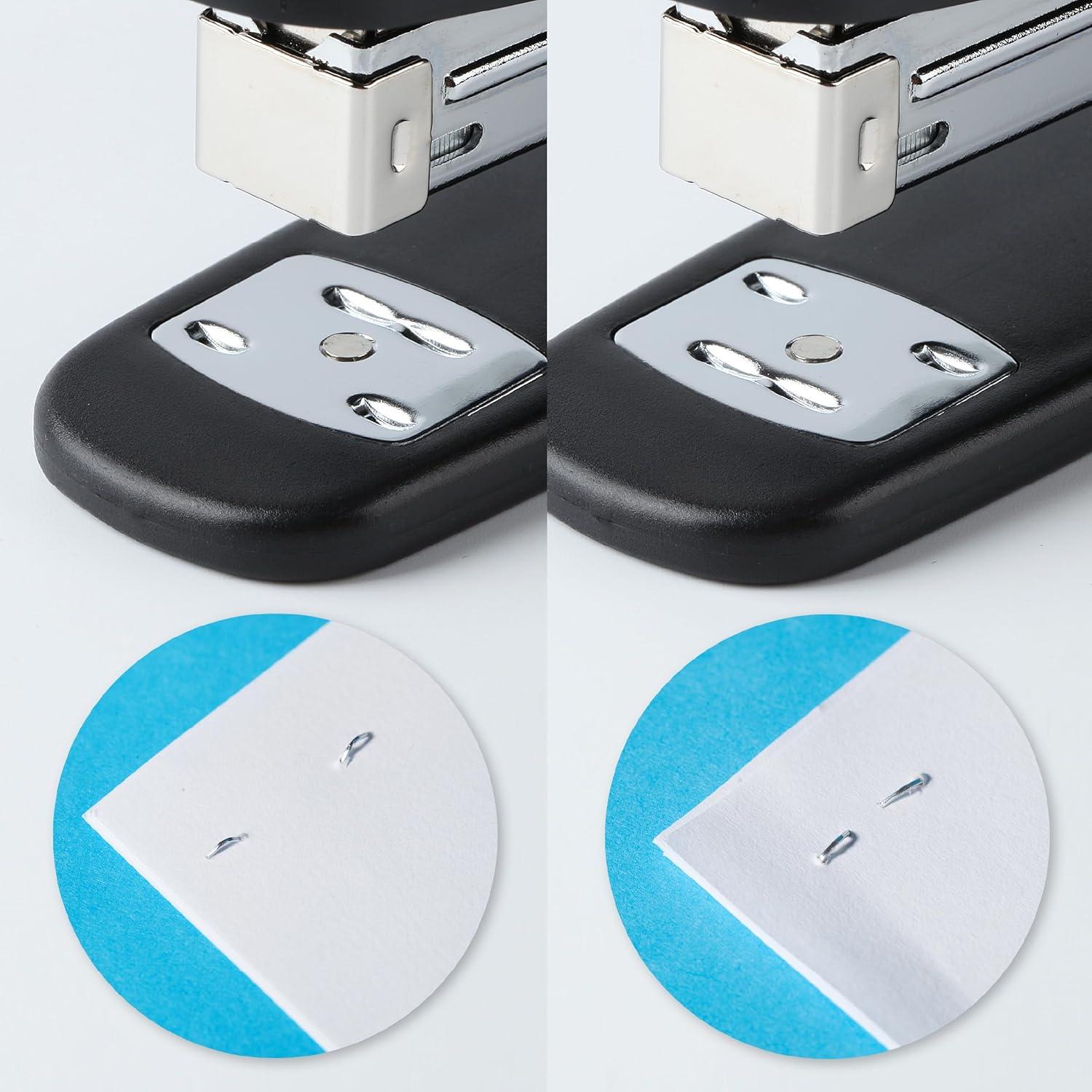 Grapadoras Mr. Pen Negras con 200 Grapas, Capacidad 20 Hojas