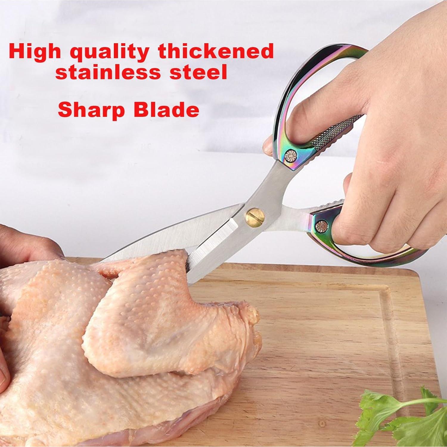 Tijeras de Cocina de Acero Inoxidable ANDONG - Paquete de 2