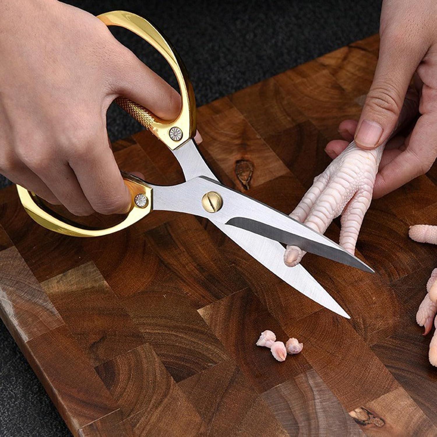 Tijeras de Cocina de Acero Inoxidable ANDONG - Paquete de 2