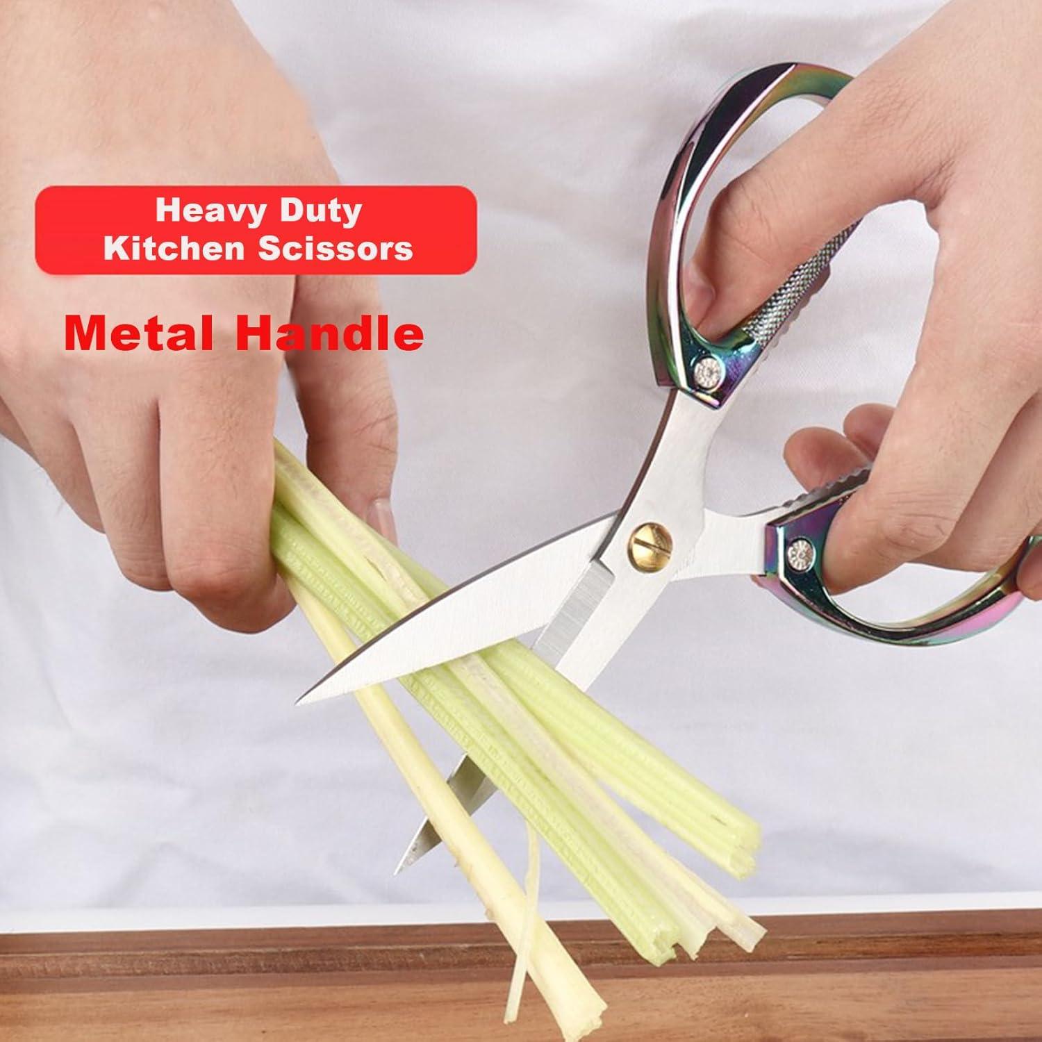 Tijeras de Cocina de Acero Inoxidable ANDONG - Paquete de 2