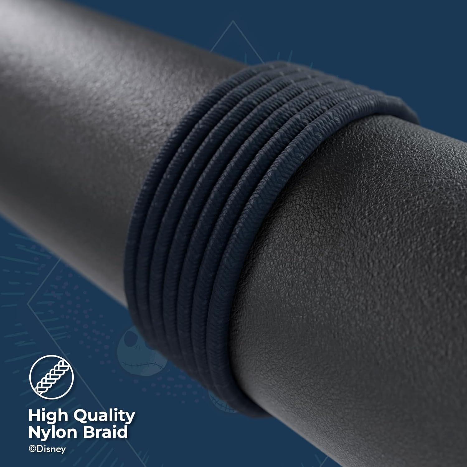 Cargador USB Trenzado Disney Jack Skellington 1.83m MFI