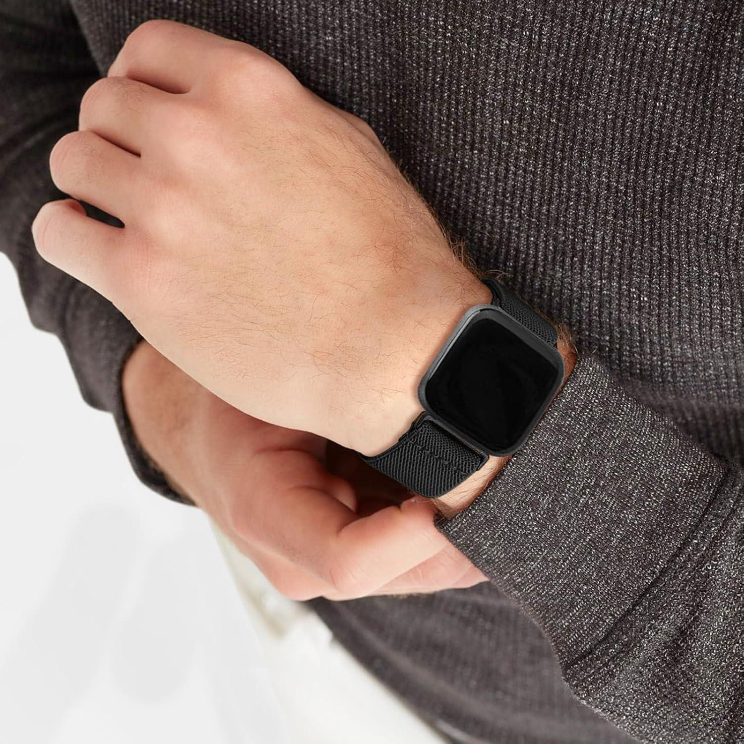 Paquete de 8 Bandas Elásticas Zspoly para Fitbit Versa 2 - Nylon Ajustable