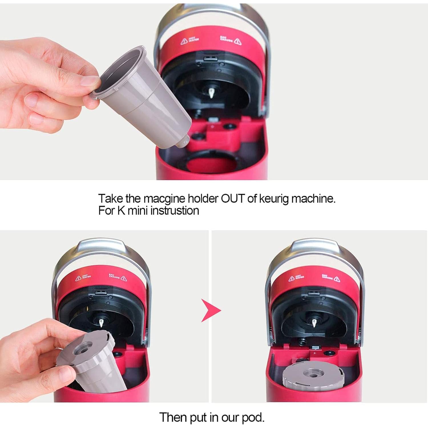 Filtro de café reutilizable DSYJ para Keurig B30 B40 B50 B60 B70 - 3 unidades