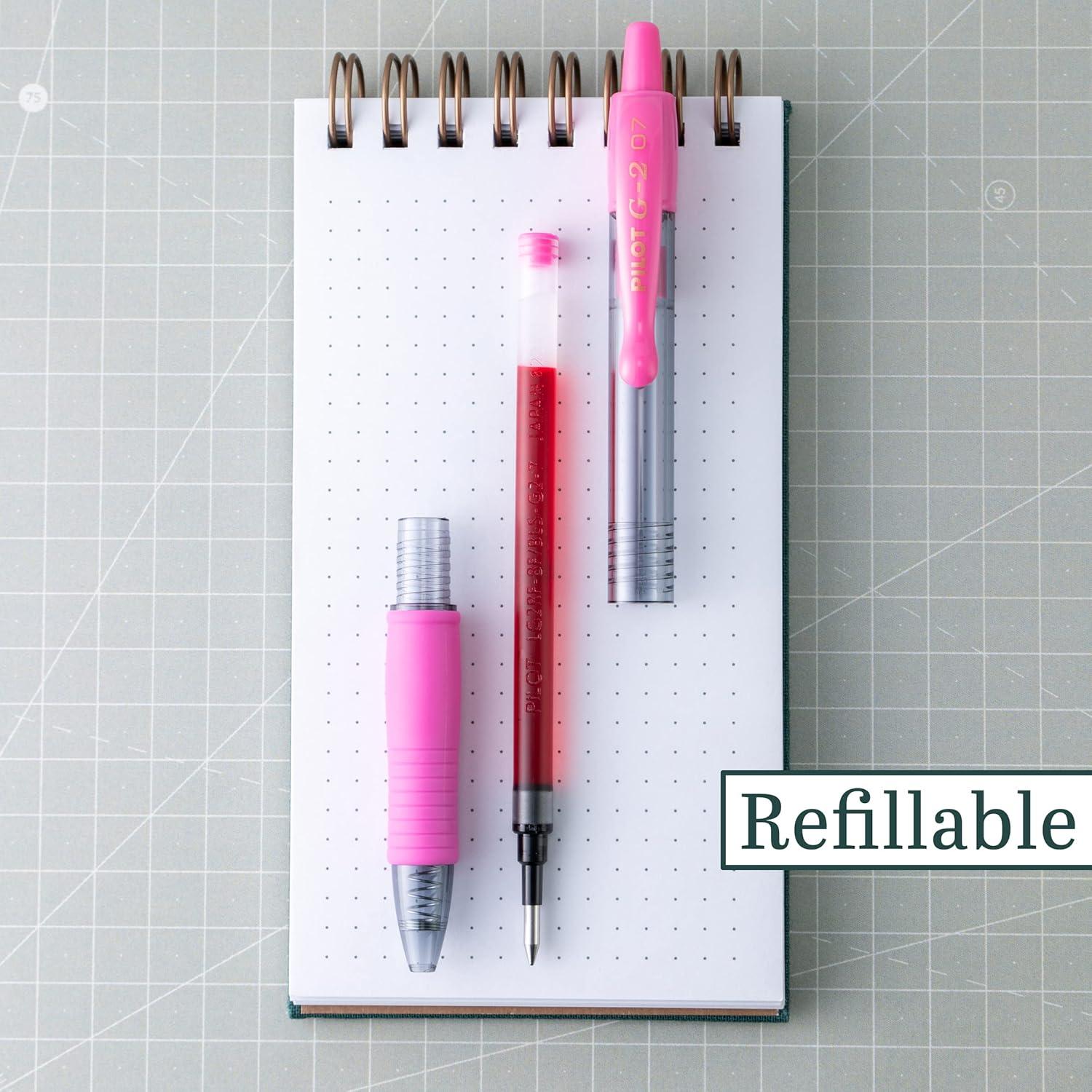 Bolígrafos de Gel Retráctiles PILOT G2 Harmony 0.7mm Multicolor - Paquete de 4