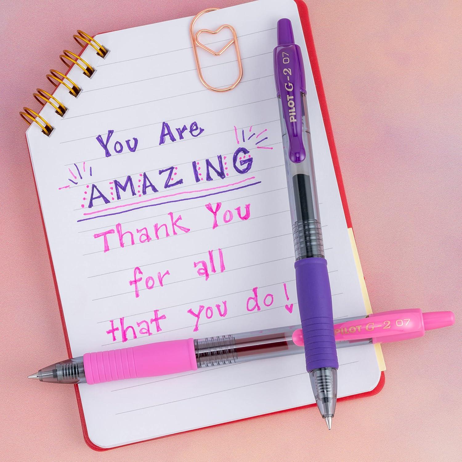 Bolígrafos de Gel Retráctiles PILOT G2 Harmony 0.7mm Multicolor - Paquete de 4