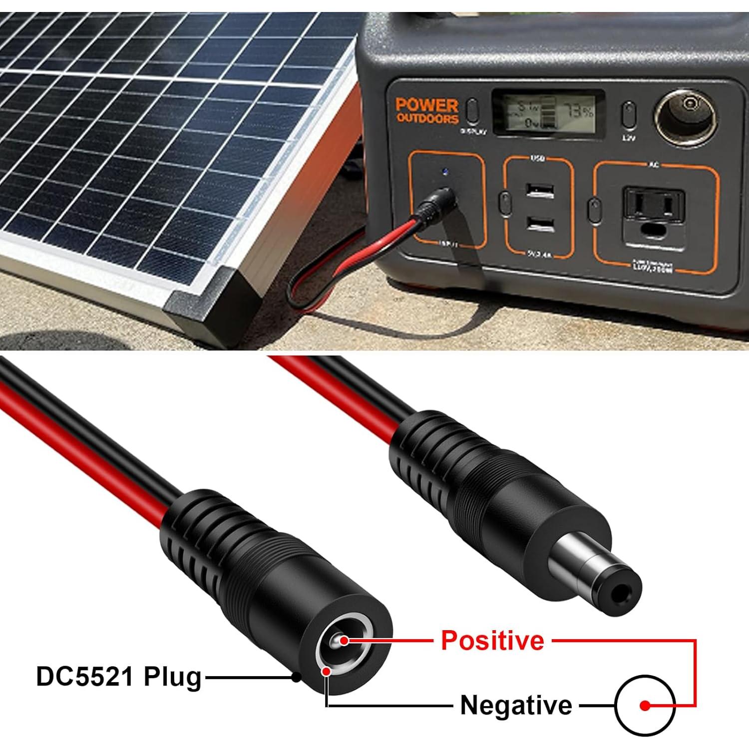 Divisor de Alimentación DC 5.5mm iGreely 1 macho - 2 hembras 45cm