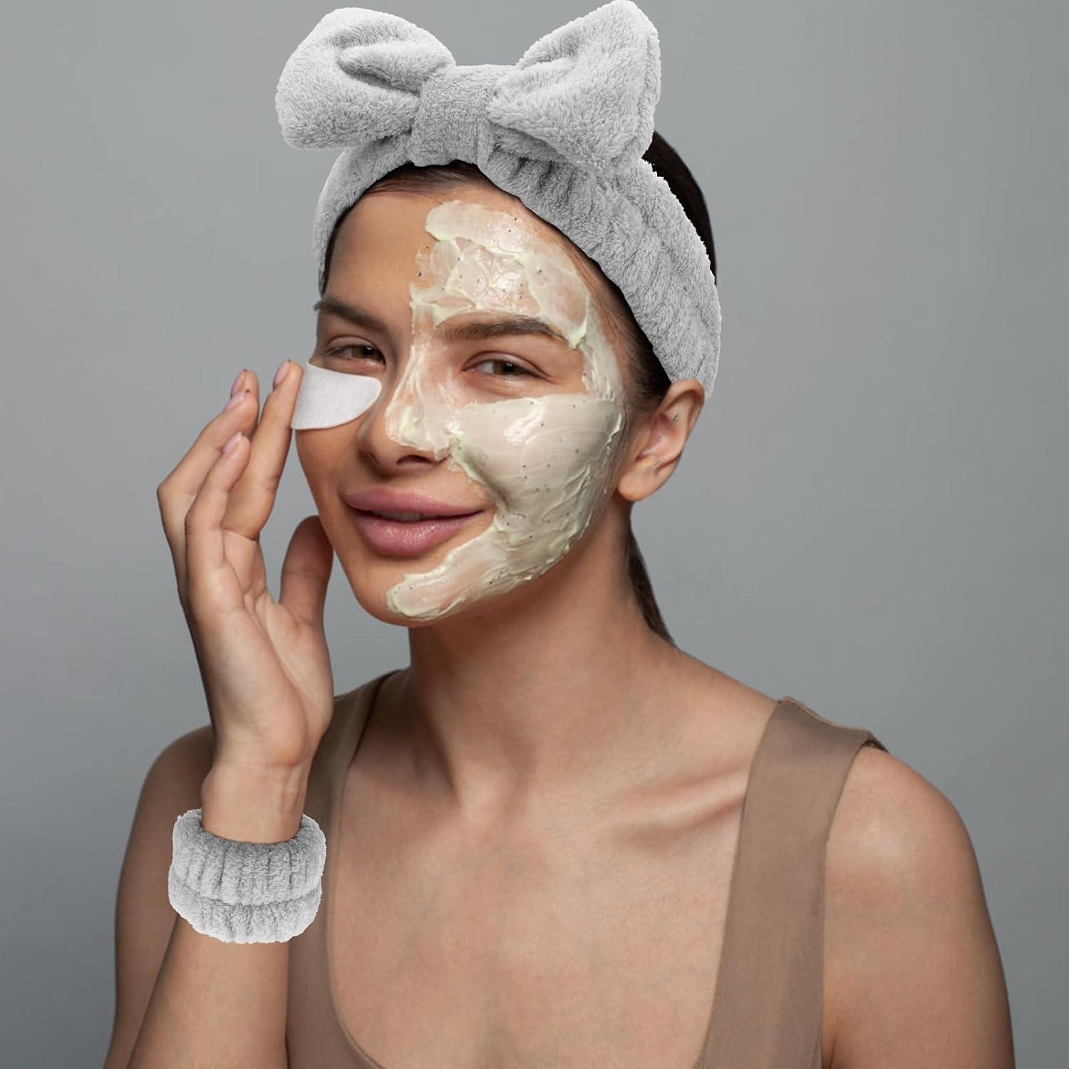 Conjunto de Diademas y Pulseras Canitor Spa - Cuidado Facial