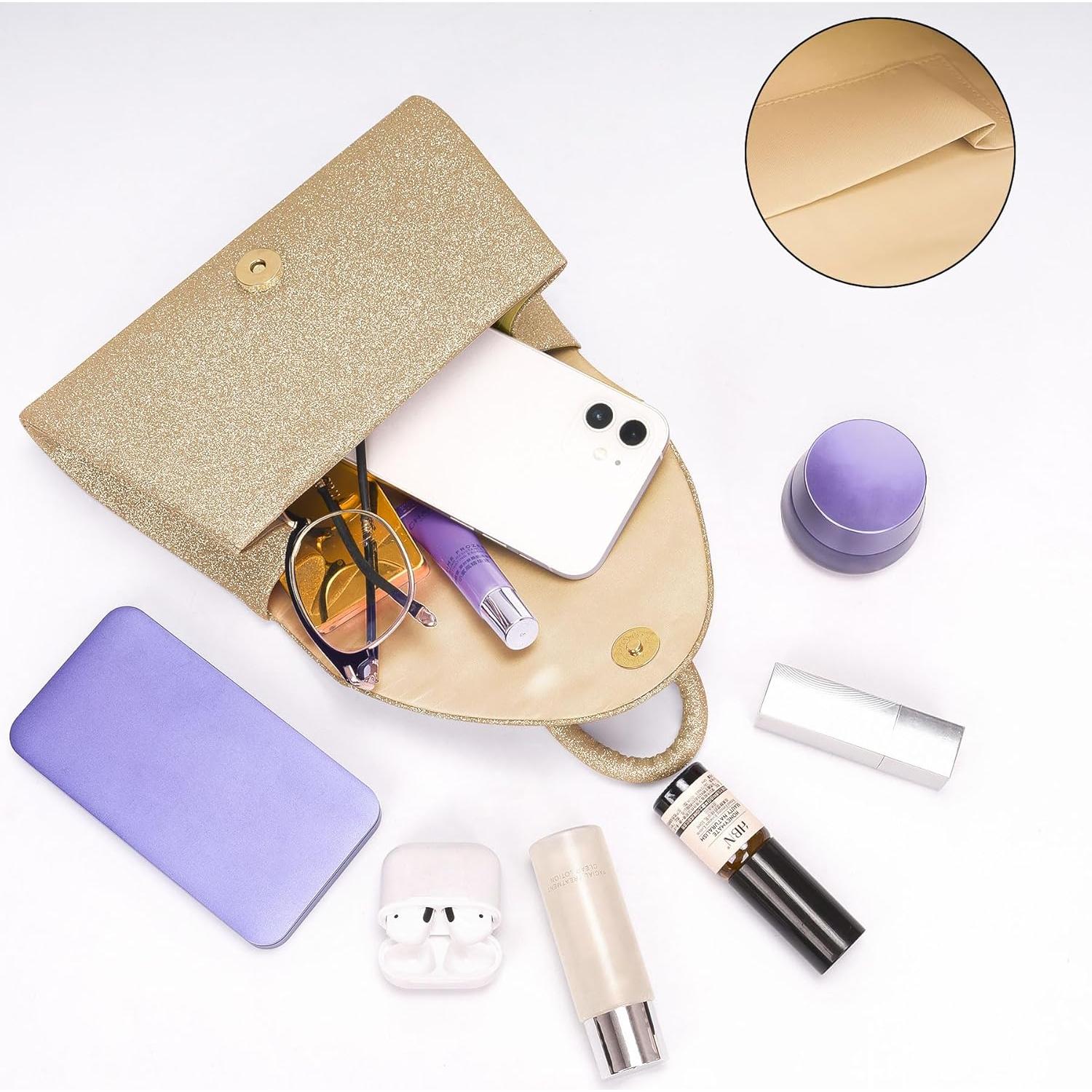 Bolso de Noche Larcenciel para Mujeres Brillante 20x13cm