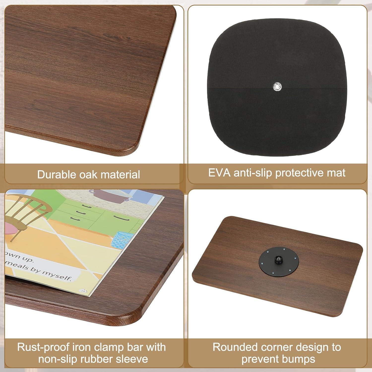 Soporte de Libro Ajustable YOKIVE Negro 47-120 cm Multifuncional