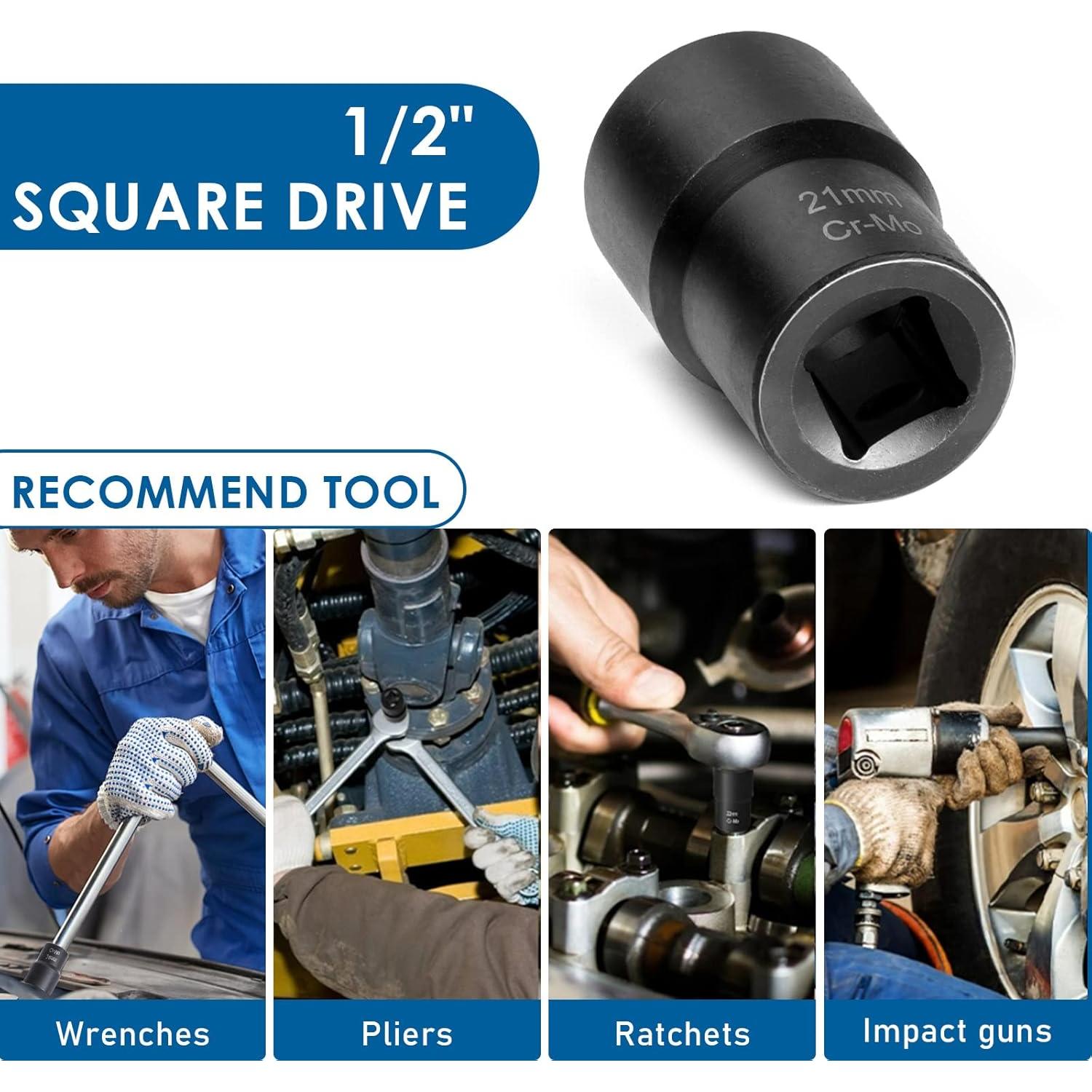 Juego de 10 Extractores de Tuercas de Rueda Thinkpro 14-27mm