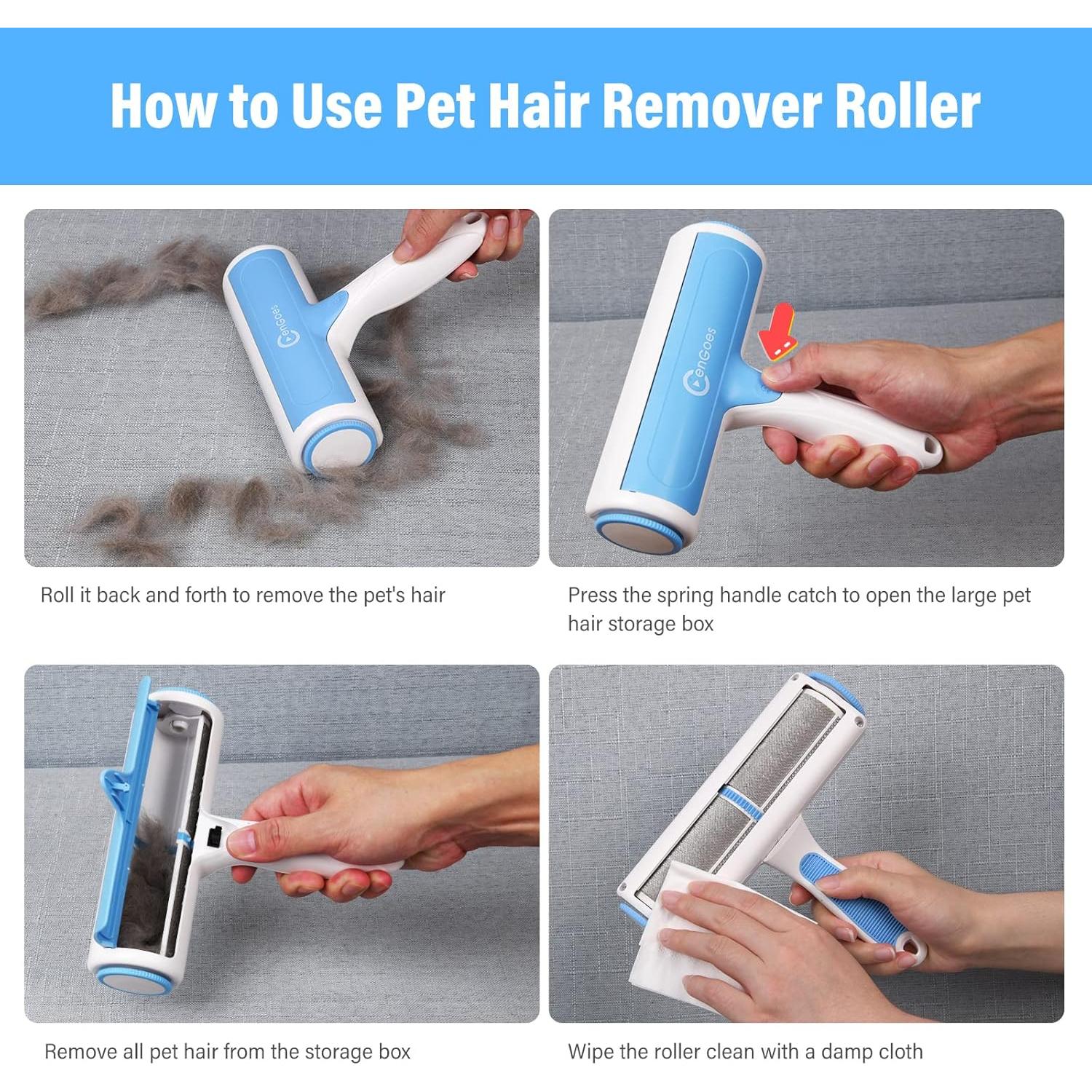 Removedor de Pelo de Mascotas CenGoes Manual Azul 0.26 kg