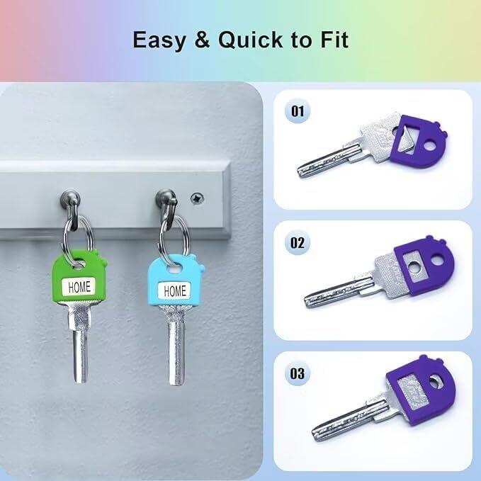 Etiquetas Identificadoras de Llaves GINKIW - 8 Piezas