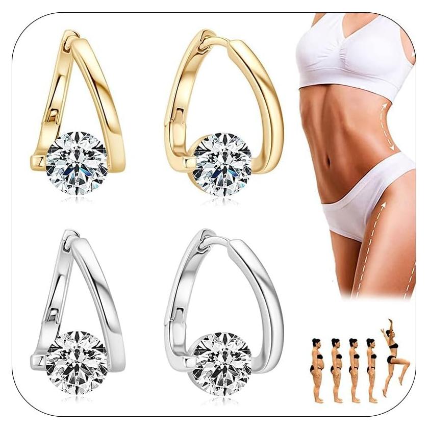 Pendientes de Drenaje Linfático para Mujeres Histone Dorado