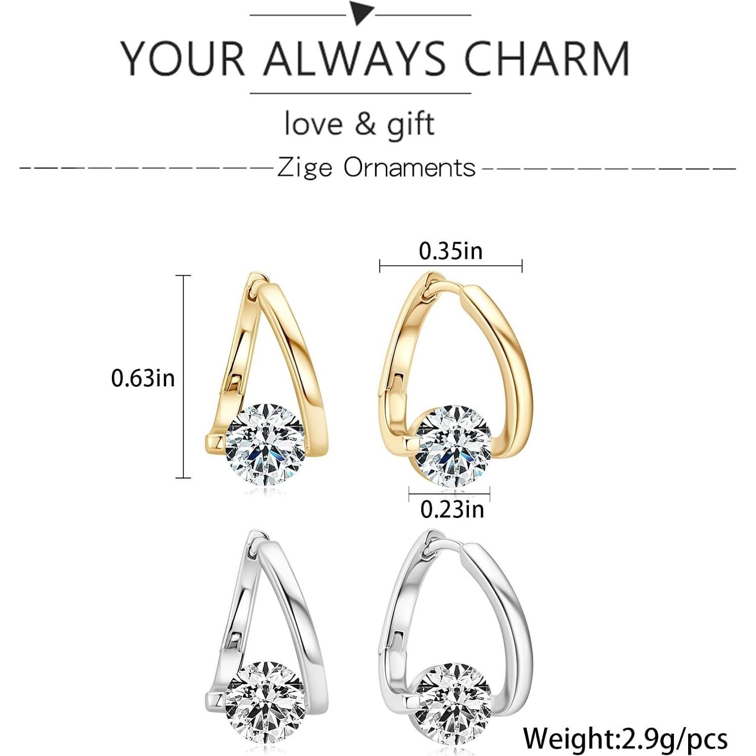 Pendientes de Drenaje Linfático para Mujeres Histone Dorado