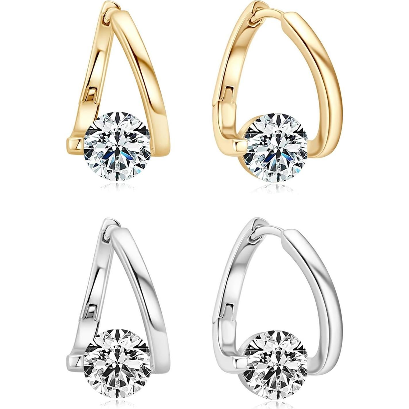 Pendientes de Drenaje Linfático para Mujeres Histone Dorado