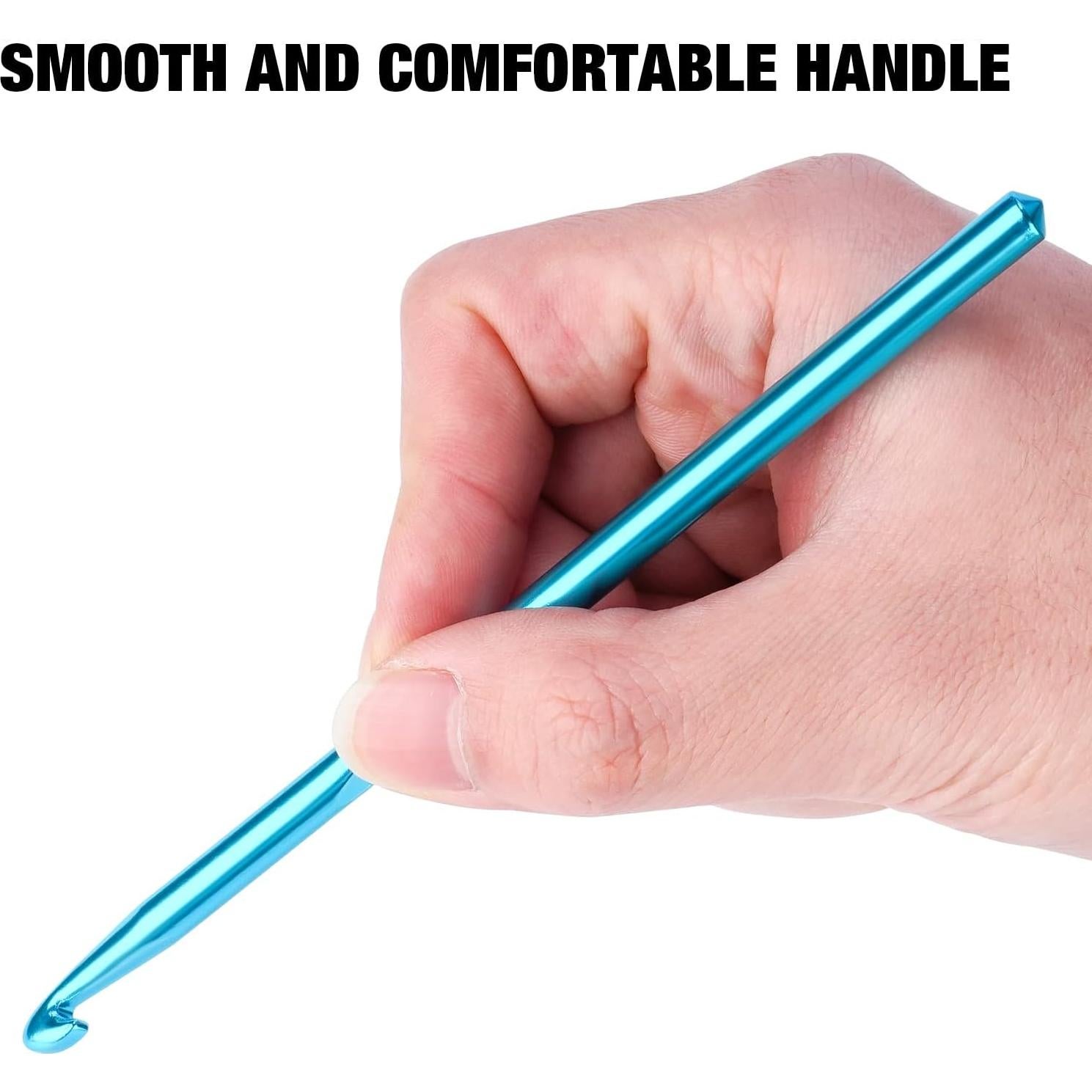 Juego de Ganchillos Metálicos Tomorotec 24 Piezas con Estuche