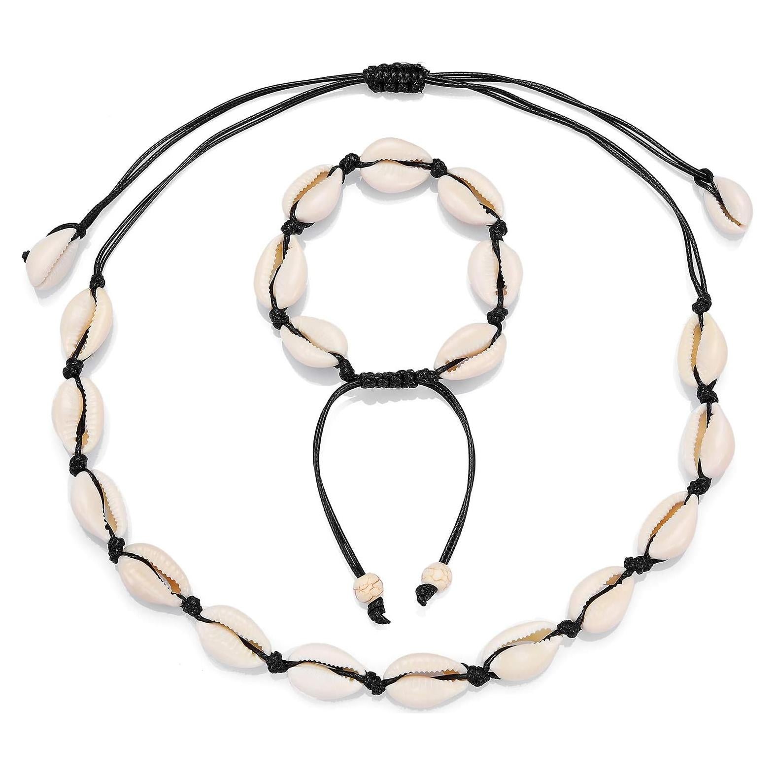 Conjunto de Collar y Pulsera de Concha Starain para Mujeres