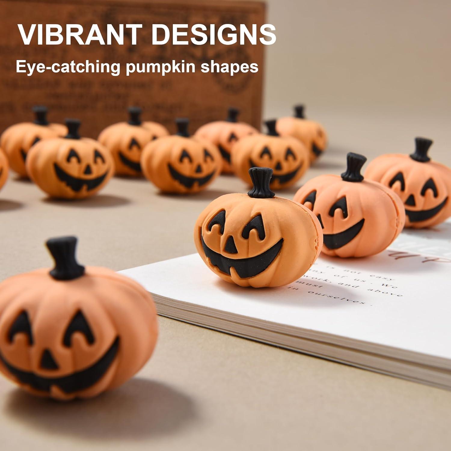 Borradores de Calabaza Halloween DOMG - 15 Pcs 3D Multicolor