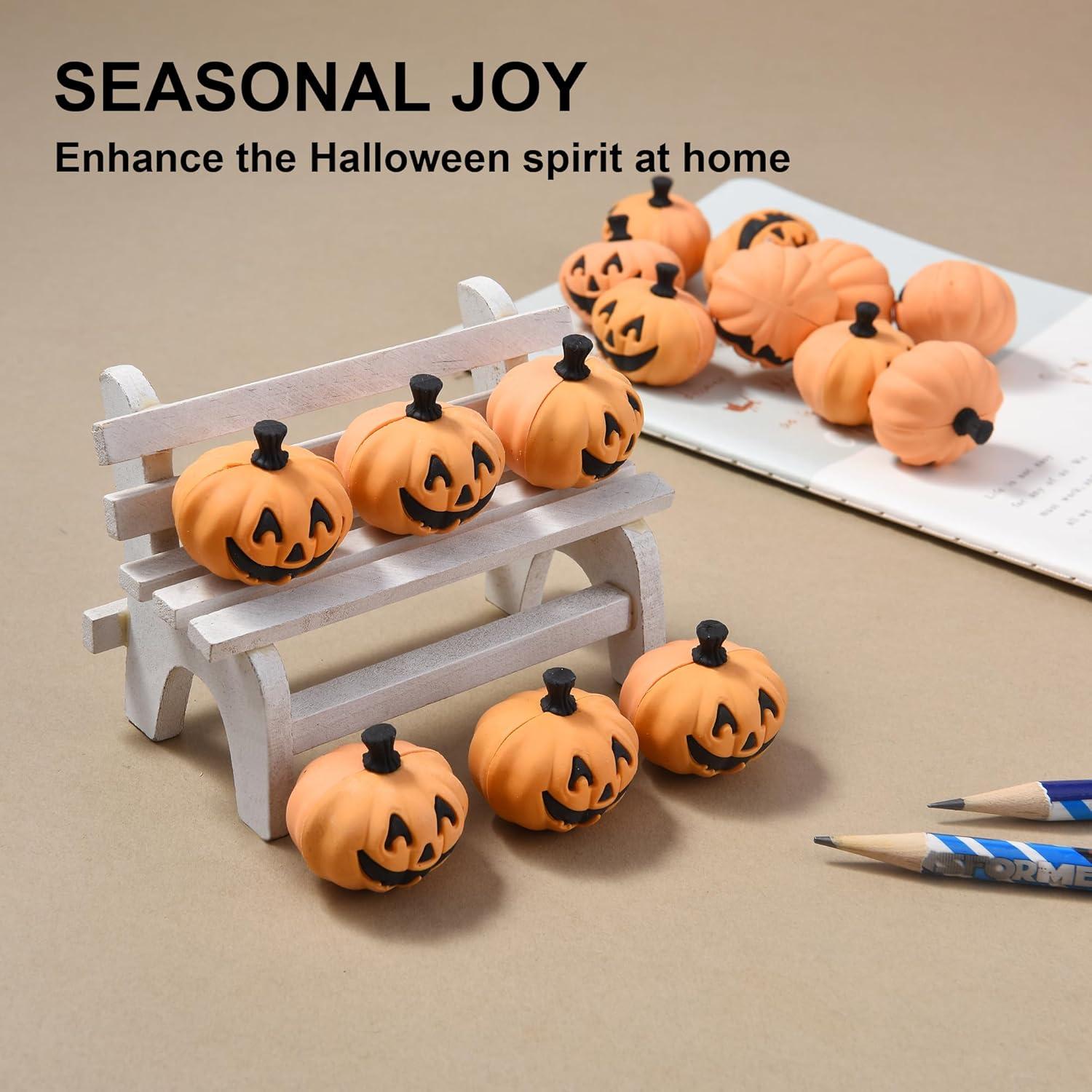 Borradores de Calabaza Halloween DOMG - 15 Pcs 3D Multicolor