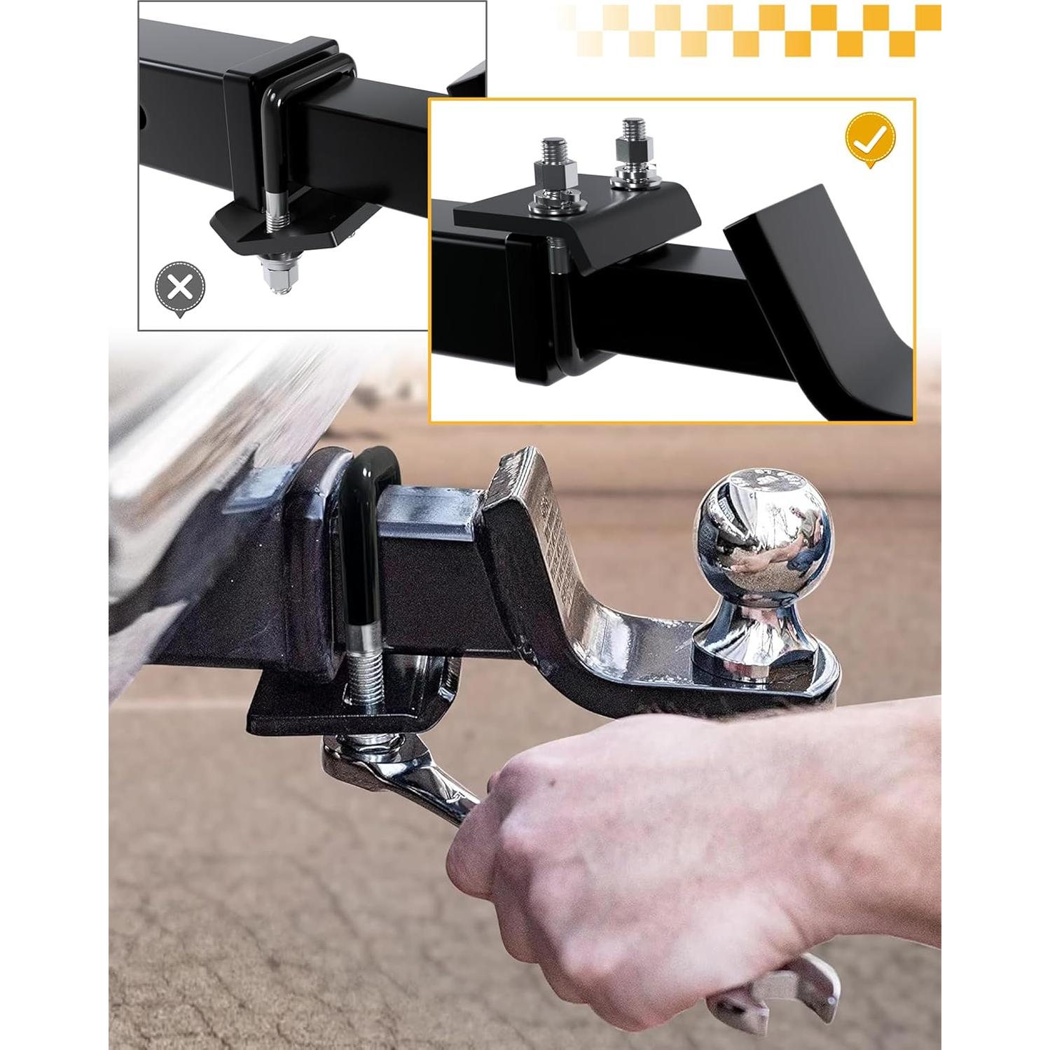 Apretador de Enganche Antivibración RETRUE 2" Negro