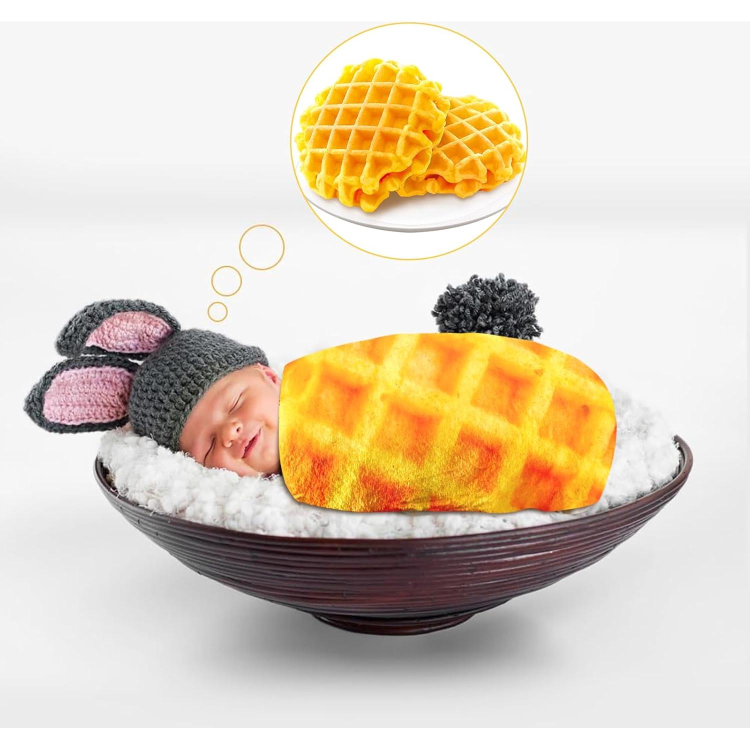 Manta de Waffle Outivity 91.44 cm Franela Suave para Bebés