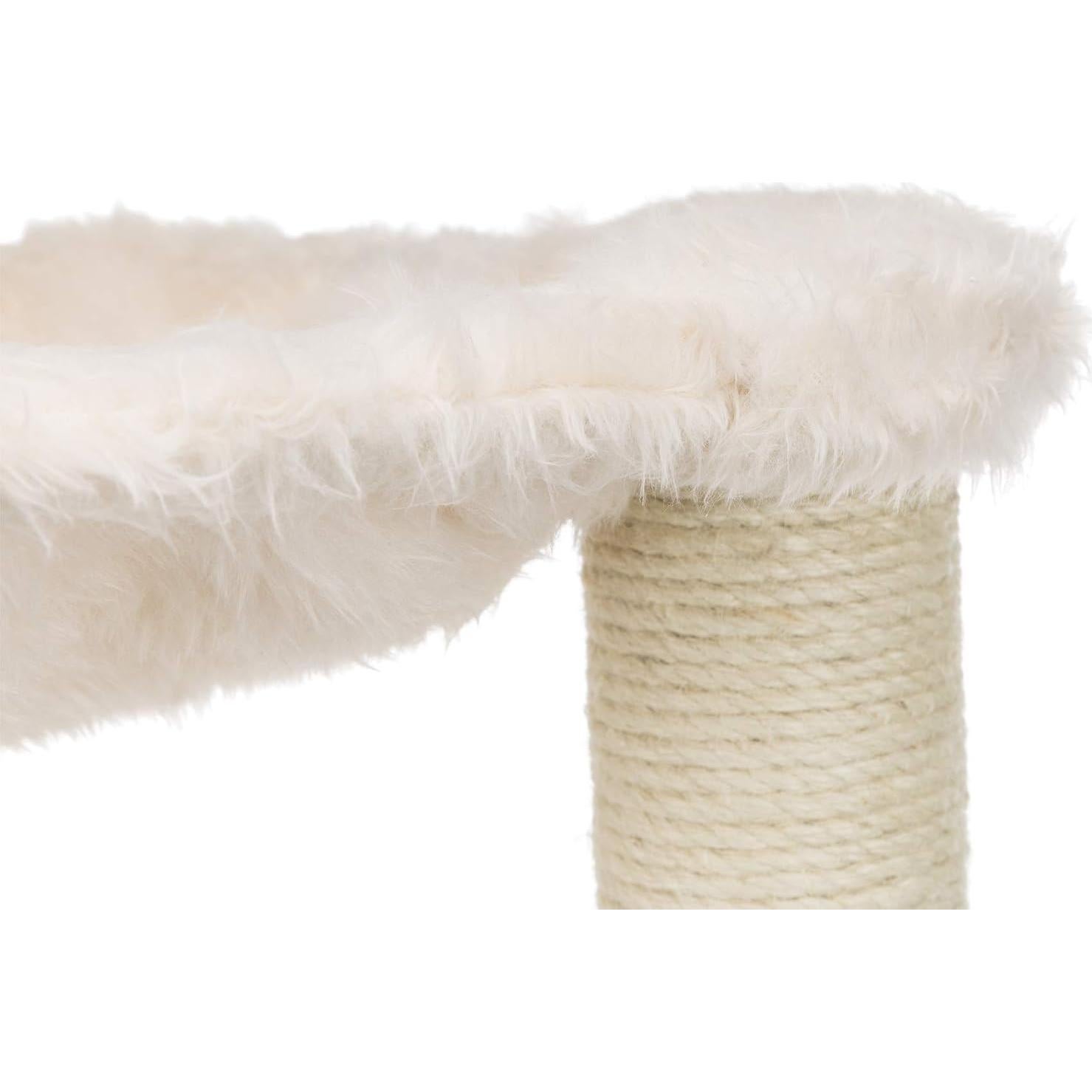 Rascador para Gatos TRIXIE Baza XXL con Hamaca 45.72 cm Crema