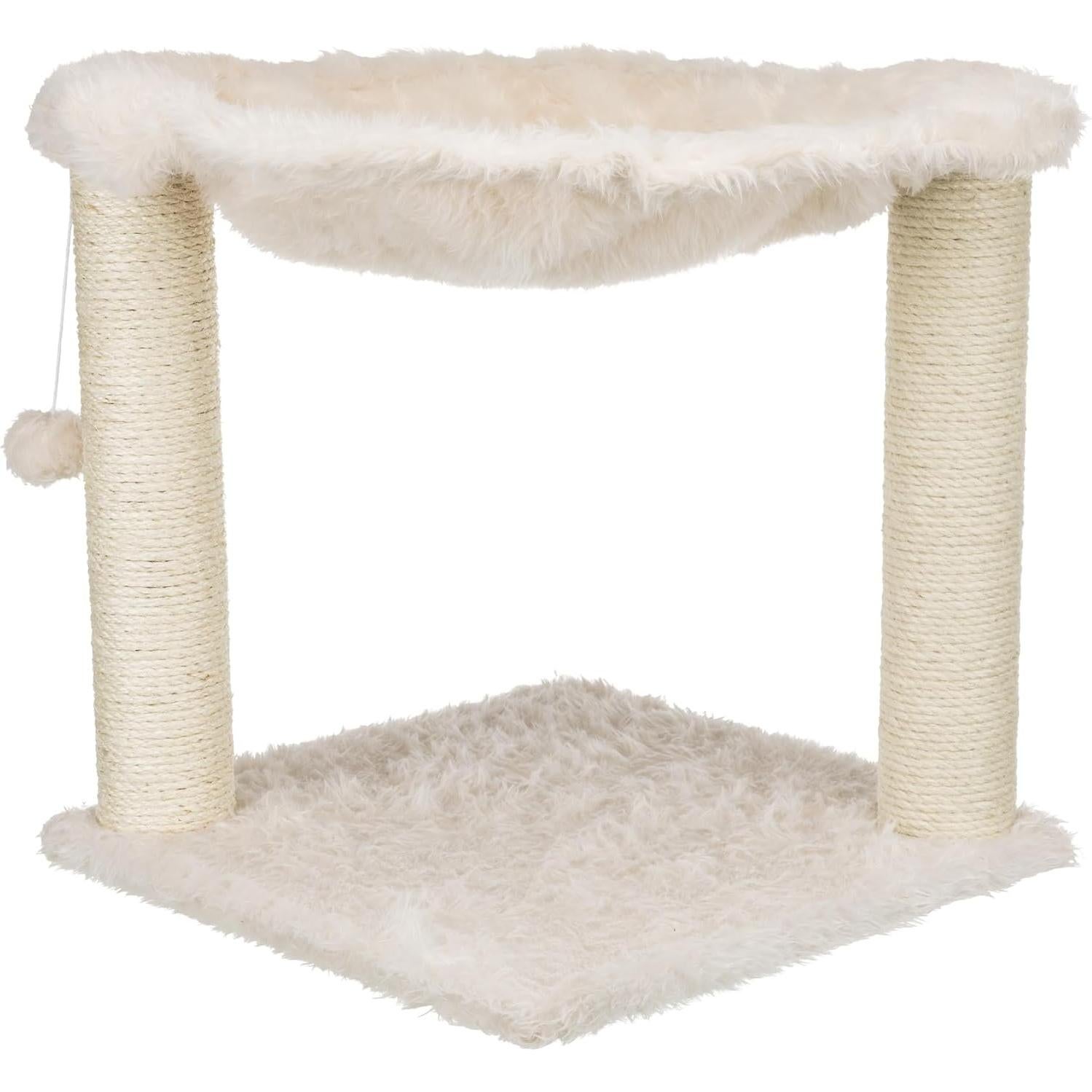 Rascador para Gatos TRIXIE Baza XXL con Hamaca 45.72 cm Crema