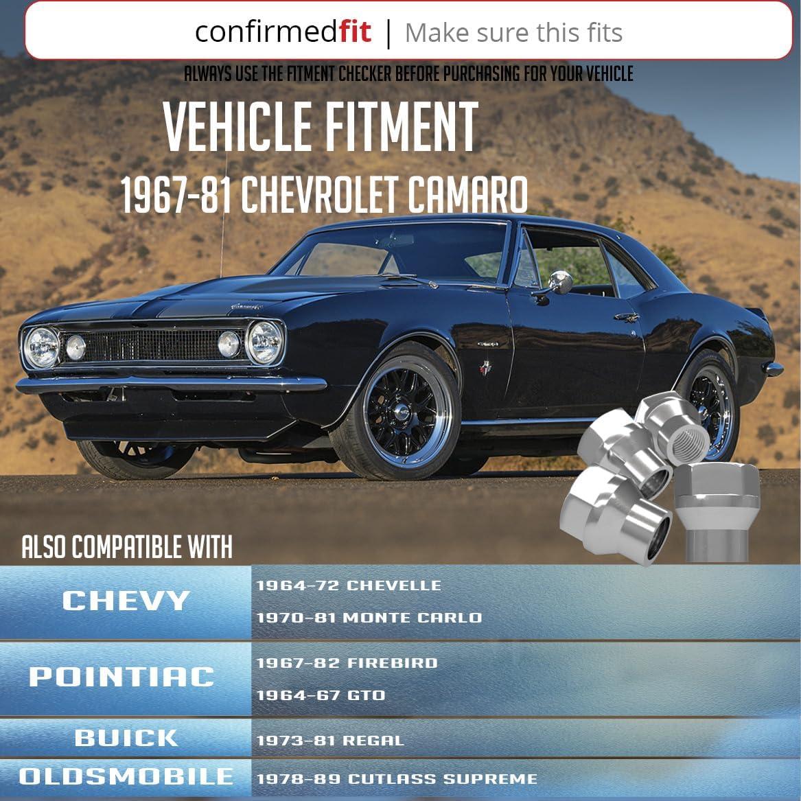 Juego de 20 Tuercas de Llantas Acero Carbono 7/16"-20 Zinc Brillante