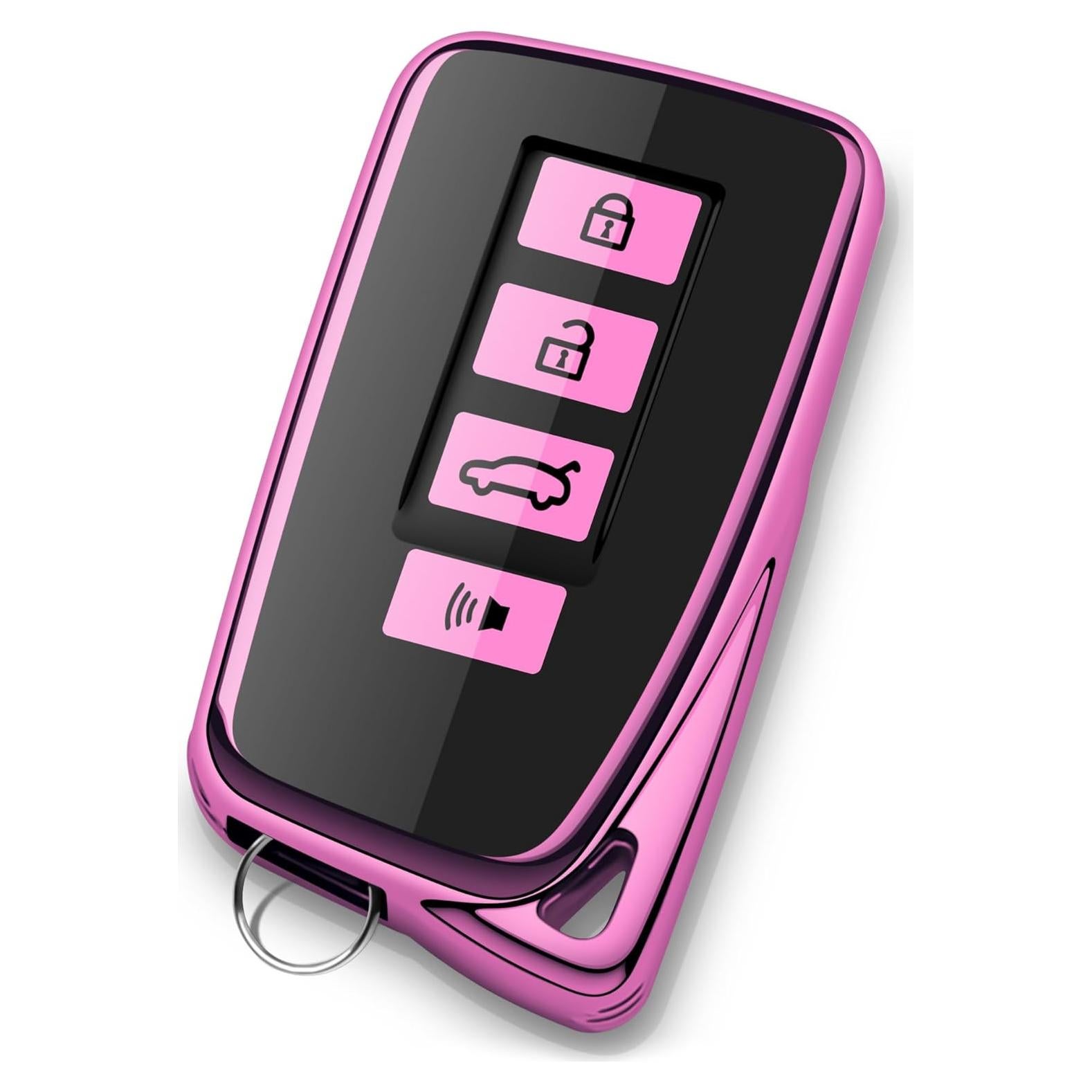 Funda de Llave Lexus 2019-2022 Tengare Protección TPU Púrpura