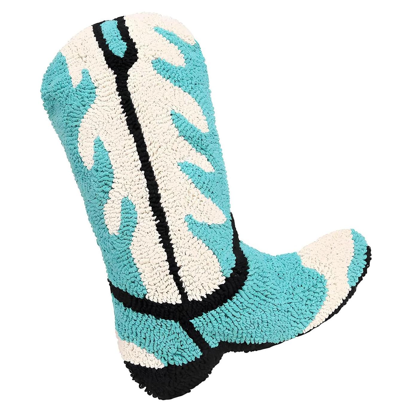 Cojín decorativo en forma de bota vaquera Moorfowl 40x29cm