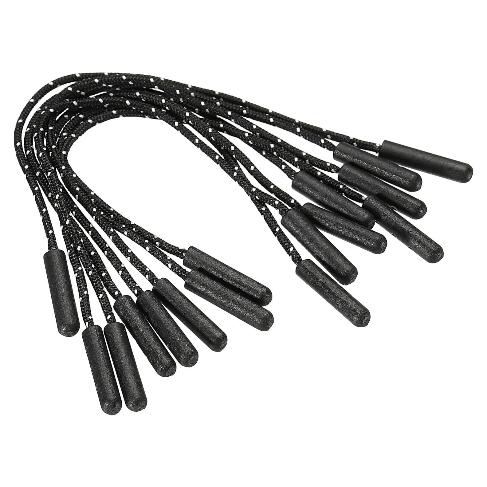 Extensores de Tiradores de Cremallera PATIKIL 15 Unidades Negro