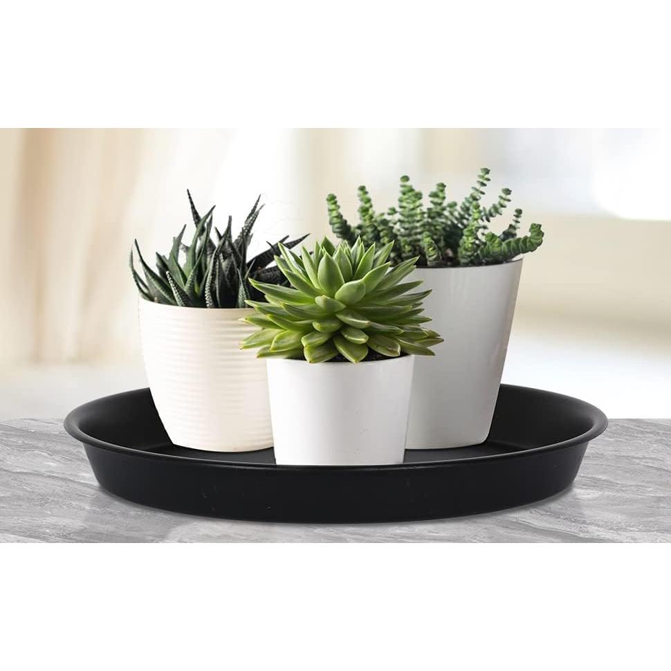 Paquete de 8 Platillos de Plástico NABAOXUN para Plantas 10-15 cm