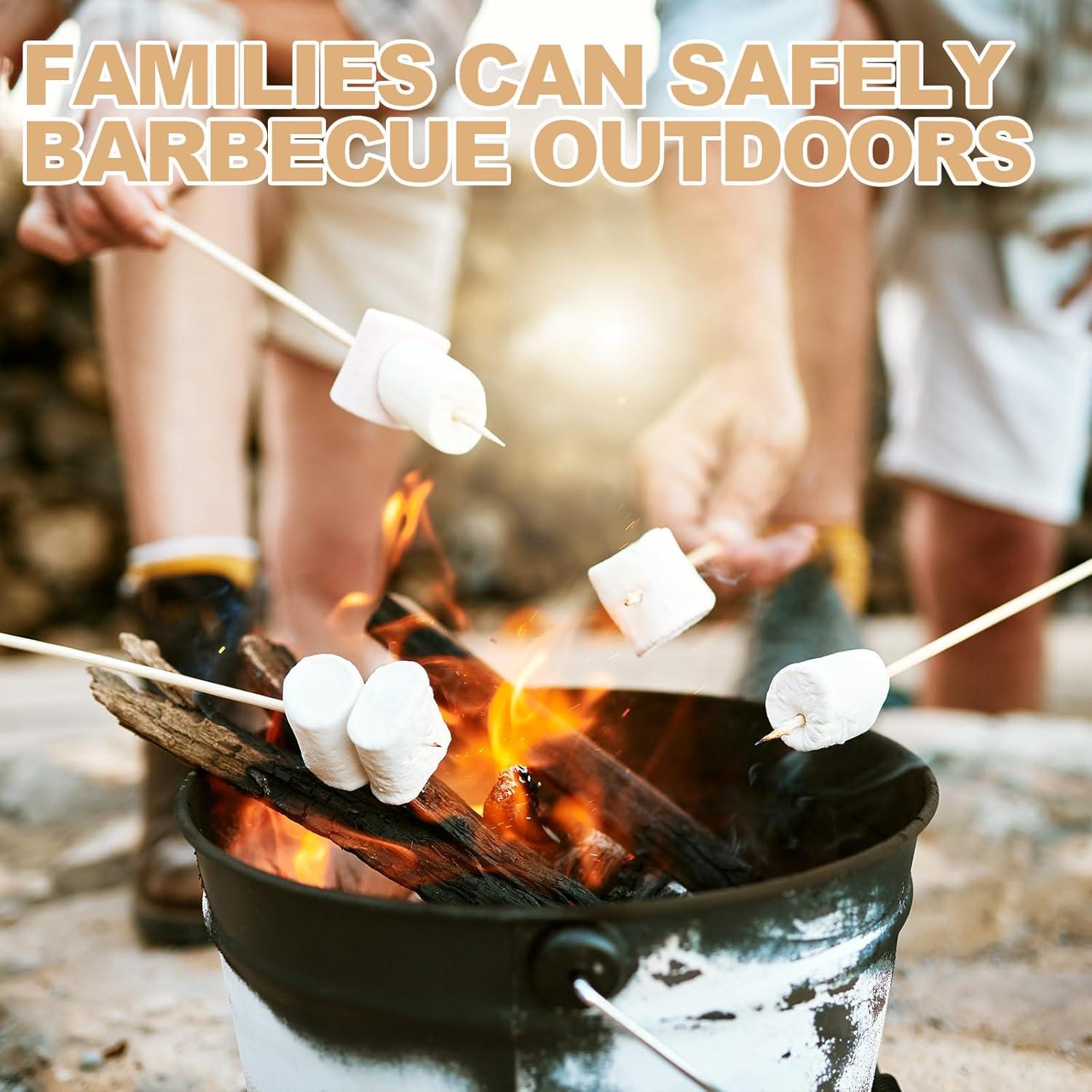 Palitos de Bambú para Asar Malvaviscos Suclain 1000 Pcs 30.48 cm