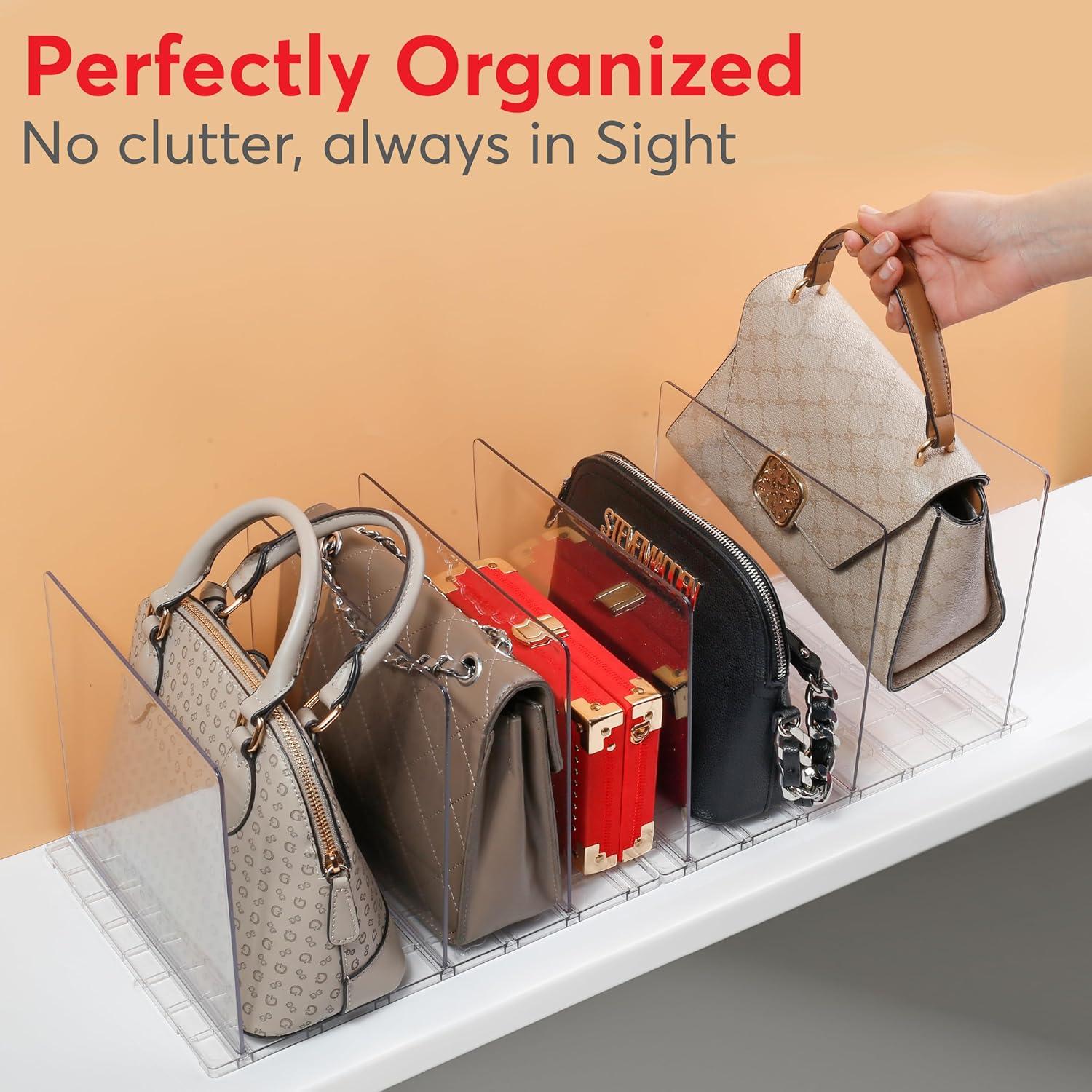 Organizador de Bolsos Hecho Moderno - Paquete de 2 Ajustable