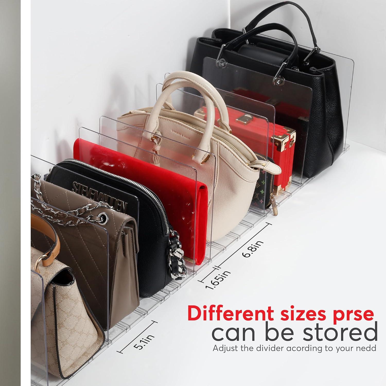 Organizador de Bolsos Hecho Moderno - Paquete de 2 Ajustable