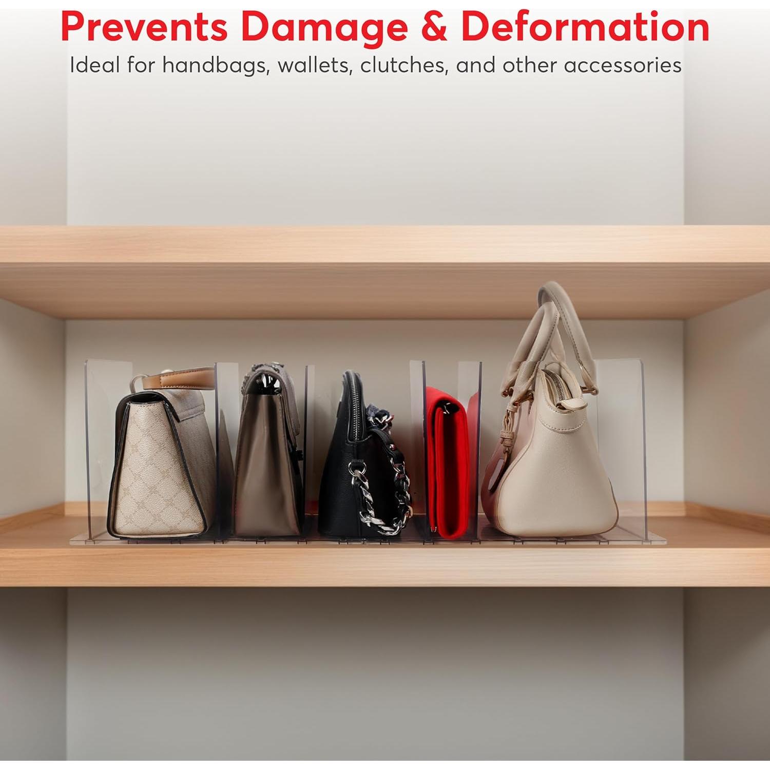 Organizador de Bolsos Hecho Moderno - Paquete de 2 Ajustable