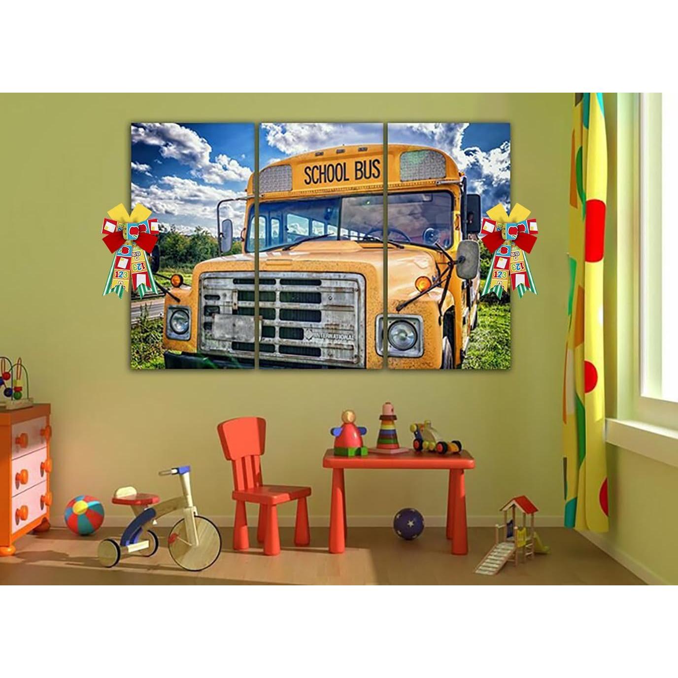 Lazos Decorativos de Regreso a Clases Threetols - 2 Pcs