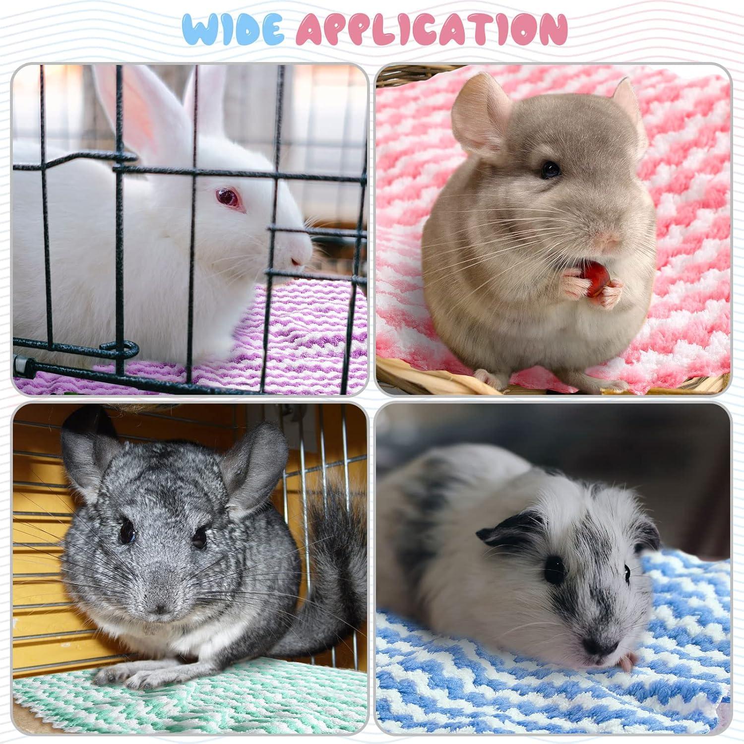 Moukeren 20 Piezas Mantas de Franela para Mascotas 30x30cm